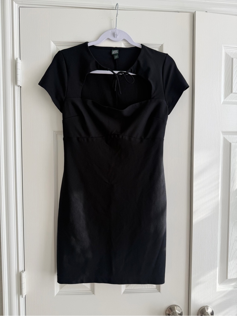 Classic Black Cutout Sheath Dress